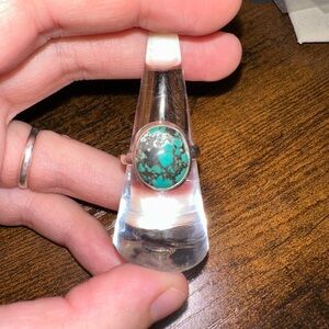 Tibetan turquoise ring